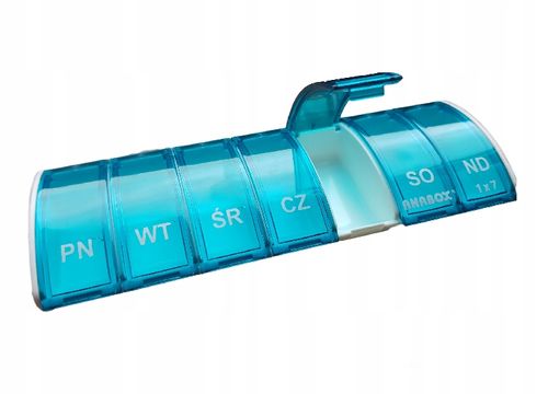 Pudełko pojemnik na tabletki leki ORGANIZER anabox na Arena.pl