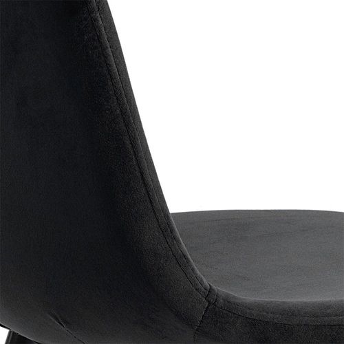 Krzesło tapicerowane GIULIA VELVET BLACK na Arena.pl