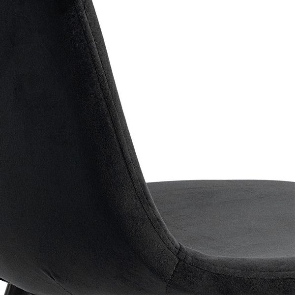 Krzesło tapicerowane GIULIA VELVET BLACK zdjęcie 7