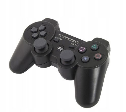 BEZPRZEWODOWY GAMEPAD BLUETOOTH PAD PS3 WIBRACJA CZARNY ESPERANZA MARINE na Arena.pl