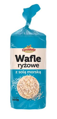 Eurowafle Wafle ryżowe z sólą morską 100 g na Arena.pl