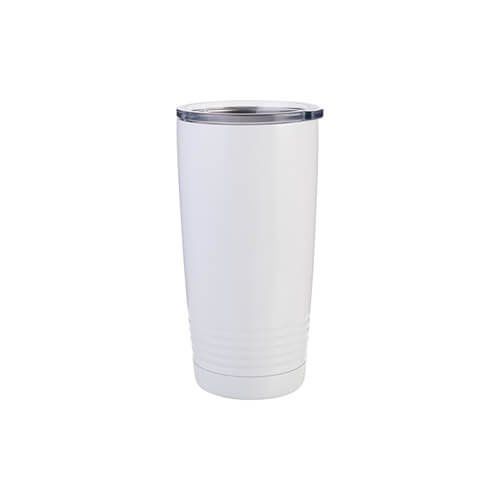 Tumbler termiczny 600 ml Ringneck do sublimacji - biały zdjęcie 1