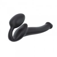 semi realistic bendable strap on black   s