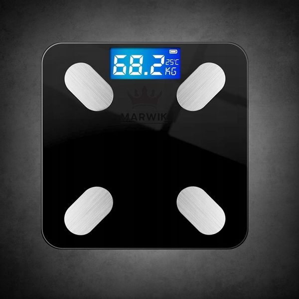 WAGA ŁAZIENKOWA ANALITYCZNA SLIM 180KG SMART+ 25w1 BLUETOOTH ANDROID / iOs zdjęcie 6