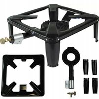 DUŻY PALNIK GAZOWY TABORET ŻELIWNY KUCHENKA GAZOWA MOCNY ZESTAW