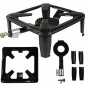 DUŻY PALNIK GAZOWY TABORET ŻELIWNY KUCHENKA GAZOWA MOCNY ZESTAW