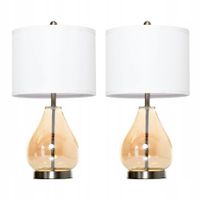 Lampa stołowa HOMCOM biały, żółty 40 W