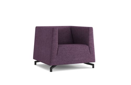 Fotel Soft fioletowy jasny na Arena.pl