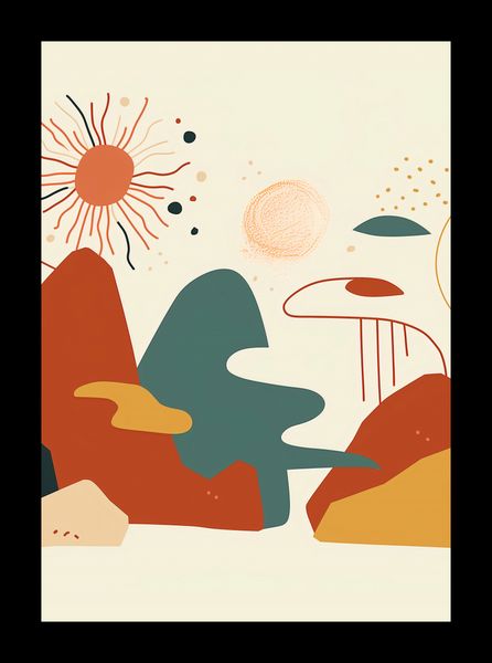 Plakat 21x29,7cm Kosmos Barw zdjęcie 2