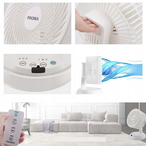 WENTYLATOR BIURKOWY OSCYLACJE TIMER PILOT YS013 na Arena.pl