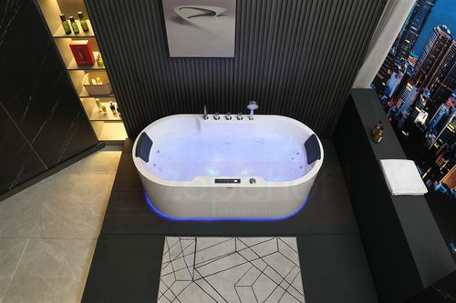 Wirujące dysze Wanna z hydromasażem BZX-675 prostokątna 170cmx850cmx60cm z na Arena.pl