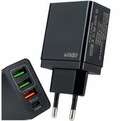 SZYBKA KOSTKA SIECIOWA DO ŁADOWANIA URZĄDZEŃ USB TELEFONÓW SMARTFONÓW