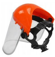 OSŁONA PRZYŁBICA OCHRONNA Z SZYBĄ PCV DO PIŁY KOSY Z NAGŁOWIEM DO TWARZY