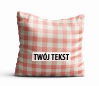 Poduszka Dekoracyjna KRATA  z Twoim napisem KR03