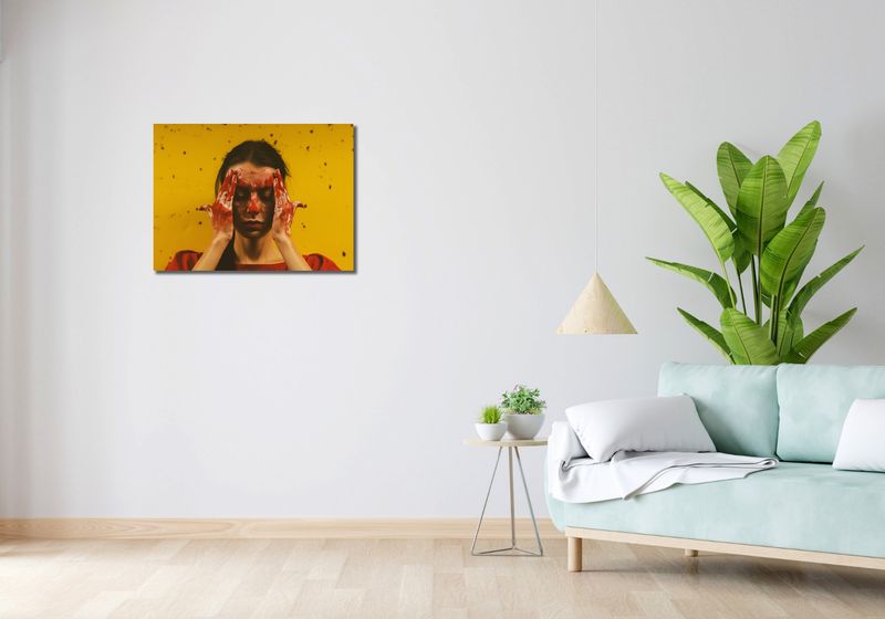 Obraz 70x50cm Dotyk Ekspresji Własnej zdjęcie 2