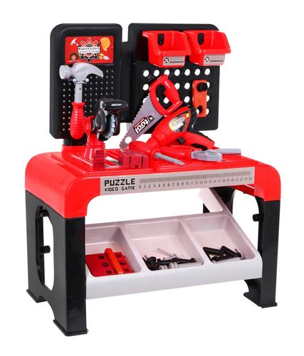 Kompaktowy Warsztat Dla Dzieci 3+ Zestaw Małego Majsterkowicza 46 El. na Arena.pl