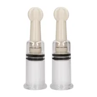 pumped by shots - zestaw przyssawek do stymulacji sutkow, rozmiar s