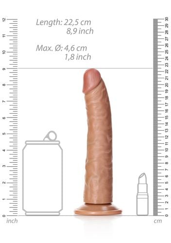 duże realistyczne dildo z mocną przyssawką 22,5 cm na Arena.pl
