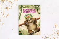 Karnet A5 Urodziny - Leniwiec