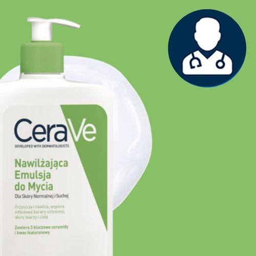 CeraVe Emulsja Nawilżająca do Mycia Dla Skóry Normalnej i Suchej 1l na Arena.pl
