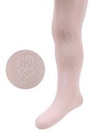 Rajstopy dziecięce mikrofibra misie ecru 40 DEN 6-12 miesięcy YOCLUB