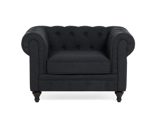 Fotel grafitowy CHESTERFIELD na Arena.pl