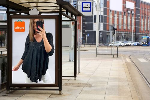 BAWEŁNIANA TUNIKA DEKOLT V-NECK roz. 52 na Arena.pl