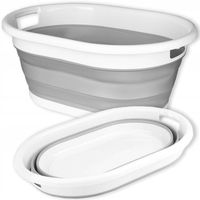 KOSZ MISKA NA PRANIE WANIENKA MIEDNICA TURYSTYCZNA SILIKONOWA SKŁADANA XXL