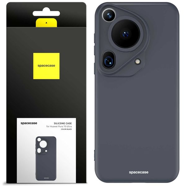 Spacecase Silicone Case Huawei Pura 70 Ultra Black zdjęcie 1