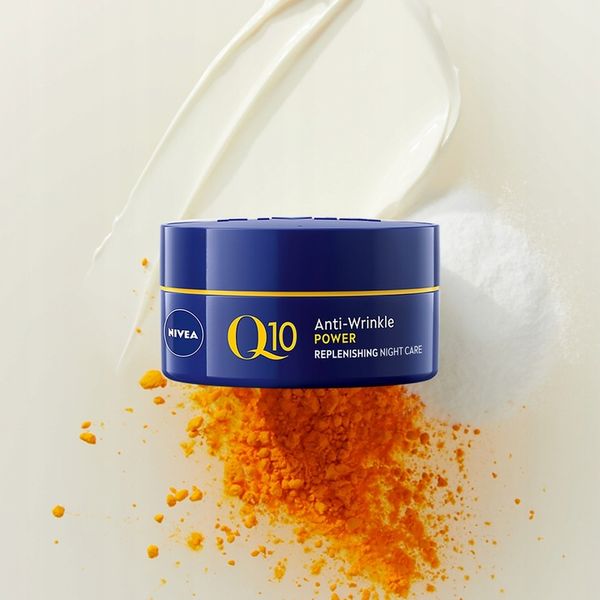 NIVEA Q10 Krem przeciwzmarszczkowy dzień noc SPF15 50ml x2 + Pod oczy 15ml zdjęcie 8