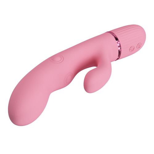 Pretty Love Zach Four-Sided Thumping Rabbit Vibrator – Pink na Arena.pl