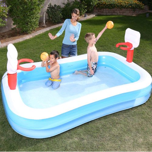 Basen dmuchany koszykówka 254x168 Bestway 54122 na Arena.pl