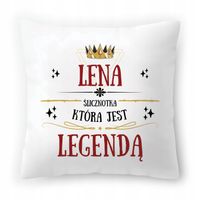 Poduszka Dla Leny Na Urodziny Imieniny Na Prezent Z Nadrukiem Ze Zdjęciem