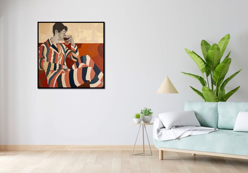Plakat 90x90cm Przerwa Aby Odetchnąć zdjęcie 4