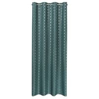 ZASŁONA GOTOWA przelotki 140X250 Ciemnoturkusowa