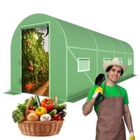 TUNEL FOLIOWY OGRODOWY DUŻY 4x2x2 SZKLARNIA OGRODOWA NA WARZYWNIAK 8m2 UV-4