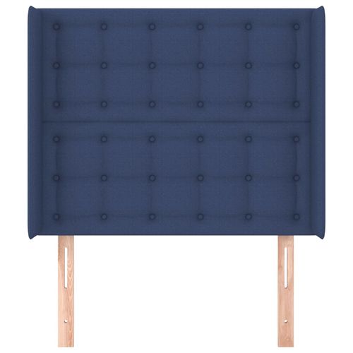 Zagłówek uszak, niebieski, 103x16x118/128 cm, tkanina na Arena.pl