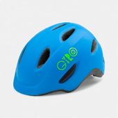 Kask rowerowy dziecięcy Giro Scamp Mat Blue Lime S 49-53cm