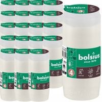 Wkłady do Zniczy 14,1 cm Bolsius Olejowe RC4 całoroczne białe - 75 godzin