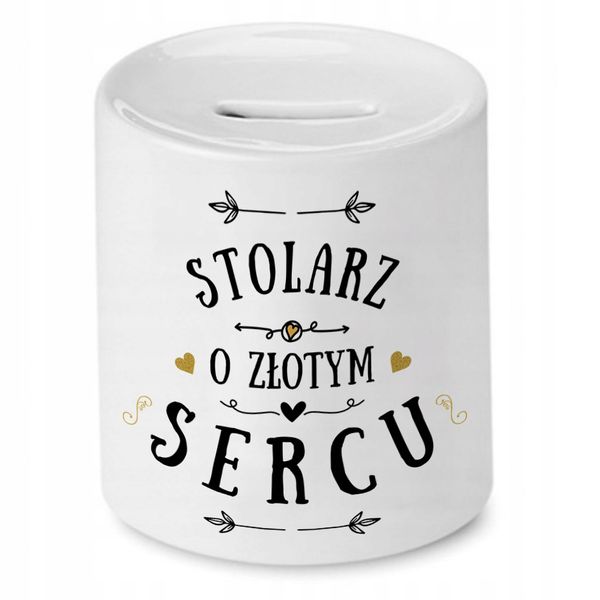 Dla Stolarza Skarbonka Na Urodziny Prezent Z Nadrukiem Ze Zdjęciem zdjęcie 1