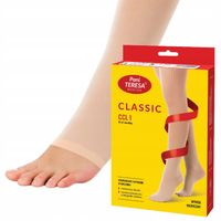 PODKOLANÓWKI uciskowe beż CLASSIC CCL1 odkryte L