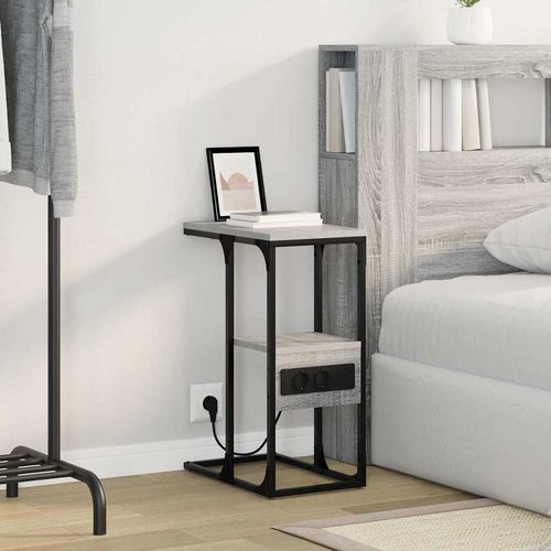 Szafka Nocna z szufladą Szary dąb sonoma 41.5 x 26 x 60.5 cm na Arena.pl