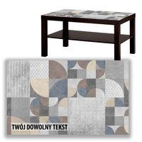 BLAT SZKLANY IKEA LACK Kamienne płytki z Twoim napisem 90x55cm 017a