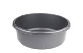 Miska okrągła kuchenna łazienkowa tworzywo VICKY 6,2 l 31 cm srebrna