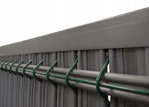 Listwy ogrodzeniowe pionowe wąskie 173x250cm RD03 Szary komplet na Arena.pl