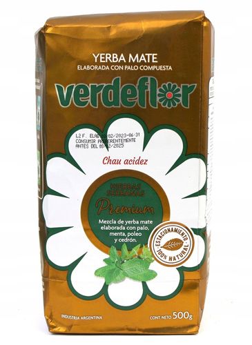 Yerba Mate Verdeflor Hierbas Serranas Premium 0,5kg 500g na Arena.pl