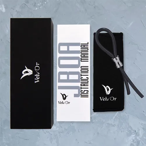 velv'or jboa 304 regulowany pierścień intymny czarno-srebrny 13cm na Arena.pl