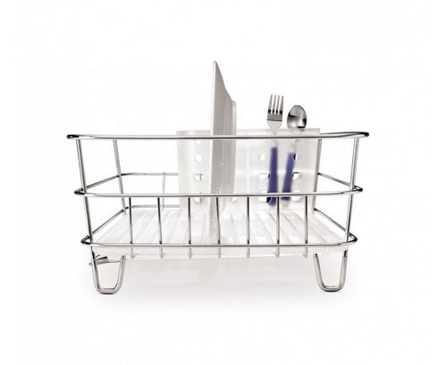 Ociekacz do naczyń WIRE FRAME COMPACT Simplehuman biały na Arena.pl