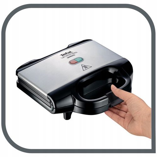 Opiekacz TEFAL Ultracompact SM1552 Srebrno-czarny, 700 W na Arena.pl