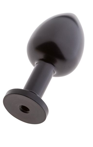 Malesation Alu-Plug With Suction Cup Small, Black zdjęcie 4